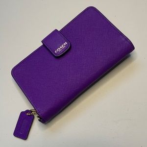Coach Purple Wallet